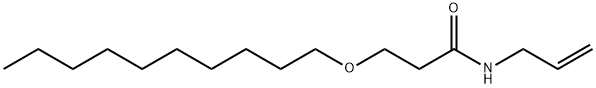 3-(Decyloxy)-N-(2-propenyl)propanamide Structure