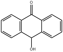 10-hydroxyanthrone Structure