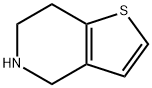 4,5,6,7-Tetrahydrothieno[3,2-c]pyridine 구조식 이미지