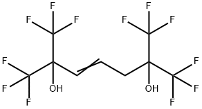1,1,1,7,7,7-HEXAFLUORO-2,6-BIS(TRIFLUOROMETHYL)-3-HEPTENE-2,6-DIOL Structure