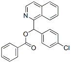 [(4-클로로페닐)-이소퀴놀린-1-일-메틸]벤조에이트 구조식 이미지