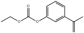 탄산에틸3-(1-메틸에테닐)페닐에스테르 구조식 이미지
