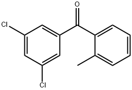 3,5-DICHLORO-2'-METHYLBENZOPHENONE Structure