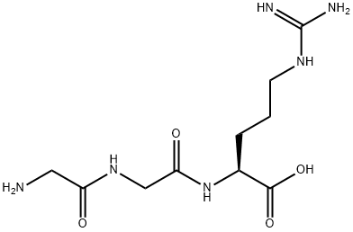 GLY-GLY-ARG ACETATE SALT Structure