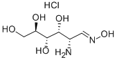 D-GLUCOSAMINE-OXIME HYDROCHLORIDE 구조식 이미지