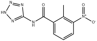 Benzamide, 2-methyl-3-nitro-N-1H-tetrazol-5-yl- (9CI) 구조식 이미지