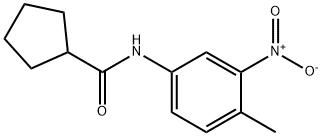 Cyclopentanecarboxamide, N-(4-methyl-3-nitrophenyl)- (9CI) Structure