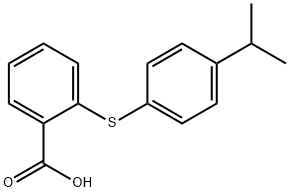 2-카르복시-4′-이소프로필디페닐설파이드 구조식 이미지