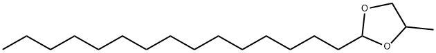 4-Methyl-2-pentadecyl-1,3-dioxolane Structure