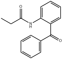 N-(2-benzoylphenyl)propanamide Structure