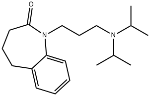 2,3,4,5-Tetrahydro-1-[3-(diisopropylamino)propyl]-1H-1-benzazepin-2-one Structure