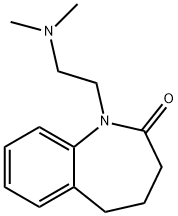 2,3,4,5-Tetrahydro-1-[2-(dimethylamino)ethyl]-1H-1-benzazepin-2-one Structure