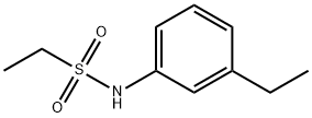 Ethanesulfonamide, N-(3-ethylphenyl)- (9CI) Structure