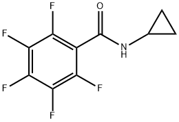 Benzamide, N-cyclopropyl-2,3,4,5,6-pentafluoro- (9CI) Structure