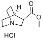 METHYL 3-QUINUCLIDINECARBOXYLATE HYDROCHLORIDE 구조식 이미지