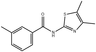 Benzamide, N-(4,5-dimethyl-2-thiazolyl)-3-methyl- (9CI) Structure
