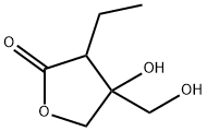 2(3H)-Furanone, 3-ethyldihydro-4-hydroxy-4-(hydroxymethyl)- (9CI) 구조식 이미지