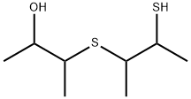 3-((2-Mercapto-1-methylpropyl)thio)-2-butanol Structure