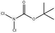 TERT-BUTYL-N,N-DICHLOROCARBAMATE Structure