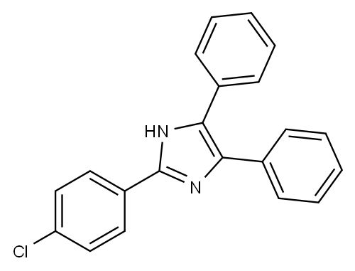 2-(2-Chlorophenyl)-4,5-diphenylimidazole-1,2'-dimer  Structure