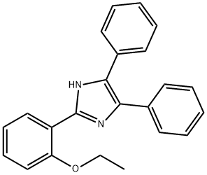 2-(2-에톡시페닐)-4,5-디페닐-1H-이미다졸 구조식 이미지