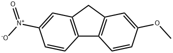 2-METHOXY-7-NITROFLUORENE Structure