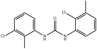 N-(2-클로로-3-메틸페닐)-N'-(3-클로로-2-메틸페닐)우레아 구조식 이미지