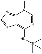 3-Methyl-N-(trimethylsilyl)-3H-purin-6-amine Structure