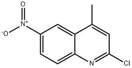 2-클로로-4-메틸-6-니트로-퀴놀린 구조식 이미지