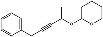 Tetrahydro-2-[(1-methyl-4-phenyl-2-butynyl)oxy]-2H-pyran 구조식 이미지