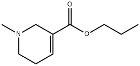 1,2,5,6-테트라히드로-1-메틸피리딘-3-카르복실산프로필에스테르 구조식 이미지