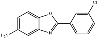 2-(3-CHLORO-PHENYL)-BENZOOXAZOL-5-YLAMINE Structure