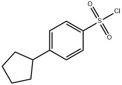 4-cyclopentylbenzenesulfonyl chloride 구조식 이미지