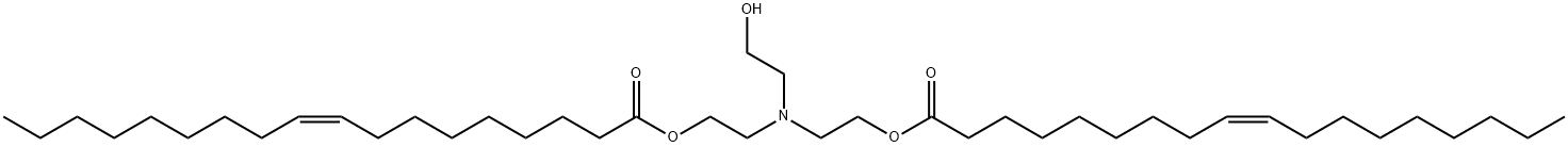 [(2-hydroxyethyl)imino]di-2,1-ethanediyl dioleate Structure