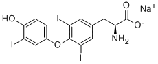Liothyronine sodium Structure