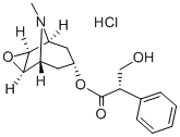 HYOSCINE HYDROCHLORIDE 구조식 이미지