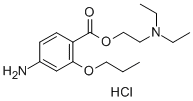 PROPOXYCAINE HYDROCHLORIDE (200 MG) Structure