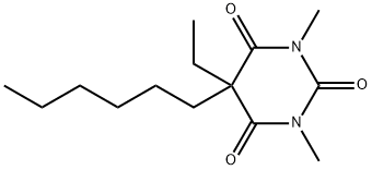 5-Ethyl-5-hexyl-1,3-dimethyl-2,4,6(1H,3H,5H)-pyrimidinetrione Structure