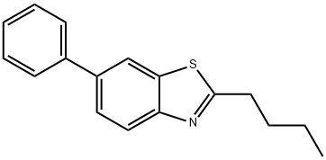 2-부틸-6-페닐벤조티아졸 구조식 이미지