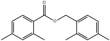2,4-Dimethylbenzoic acid (2,4-dimethylphenyl)methyl ester Structure