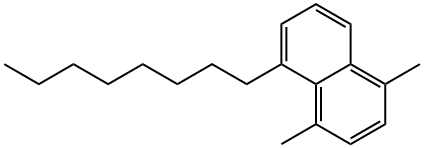 1,4-Dimethyl-5-octylnaphthalene Structure