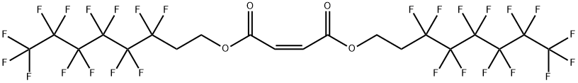 BIS(1H,1H,2H,2H-PERFLUOROOCTYL)MALEATE Structure