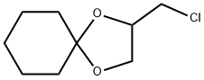 2,2-펜타메틸렌-4-클로로메틸-1,3-디옥솔란 구조식 이미지