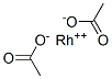 RHODIUM ACETATE, BROWN, WATER SOLUBLE 구조식 이미지