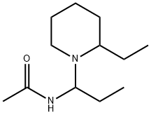 N-[1-(2-Ethylpiperidin-1-yl)propyl]acetamide Structure