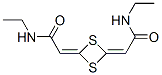 2,2'-(1,3-Dithietane-2,4-diylidene)bis(N-ethylacetamide) Structure