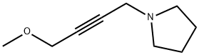 Pyrrolidine, 1-(4-methoxy-2-butynyl)- (9CI) Structure