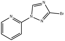 2-(3-BROMO-1H-1,2,4-TRIAZOL-1-YL)PYRIDINE Structure