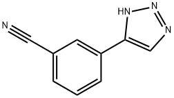 3-(1H-1,2,3-TRIAZOL-4-YL)BENZONITRILE AND 3-(2H-1,2,3-TRIAZOL-4-YL)BENZONITRILE 구조식 이미지