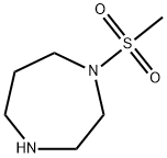 1-(methylsulfonyl)-1,4-diazepane(SALTDATA: HCl) Structure